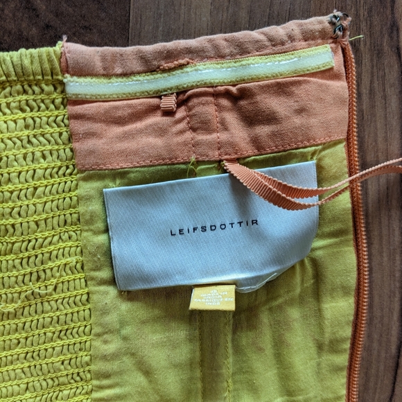 Anthropologie Leifsdottir Quilotoa Dress / Size 0 / 100% cotton / pockets - Picture 6 of 8